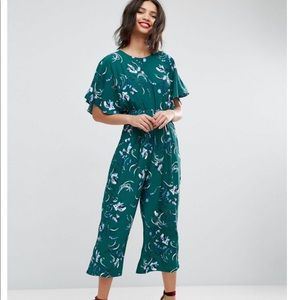 Asos Floral Jumpsuit with Belt